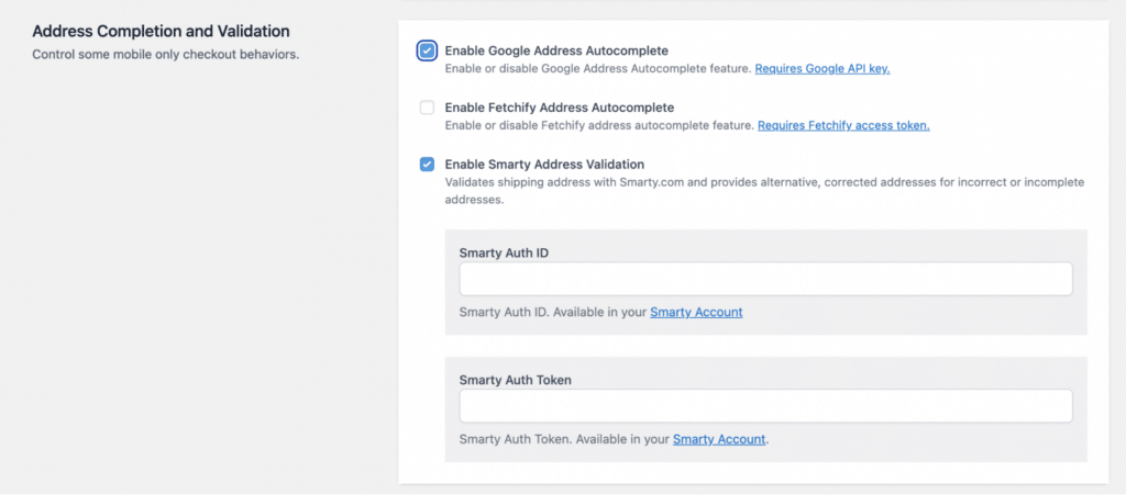 WooCommerce cart abandonment recovery: CheckoutWC address completion and validation