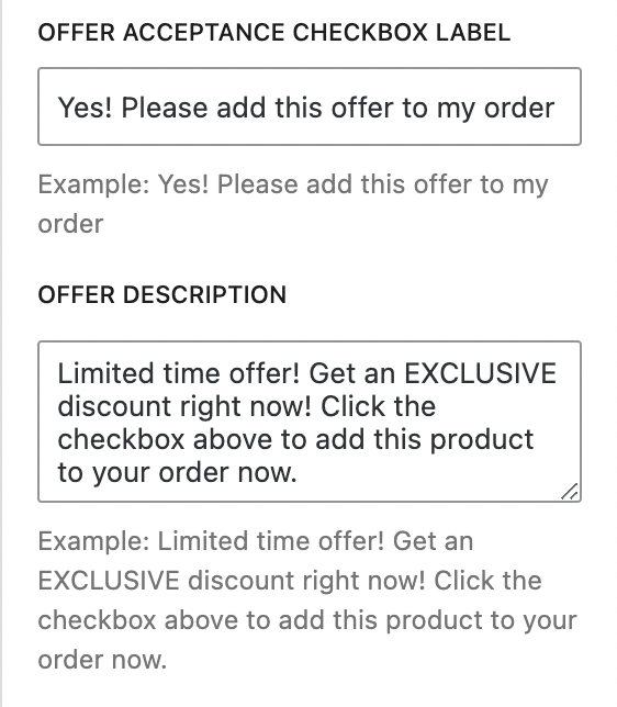 WooCommerce Order Bumps: CheckoutWC order bump description