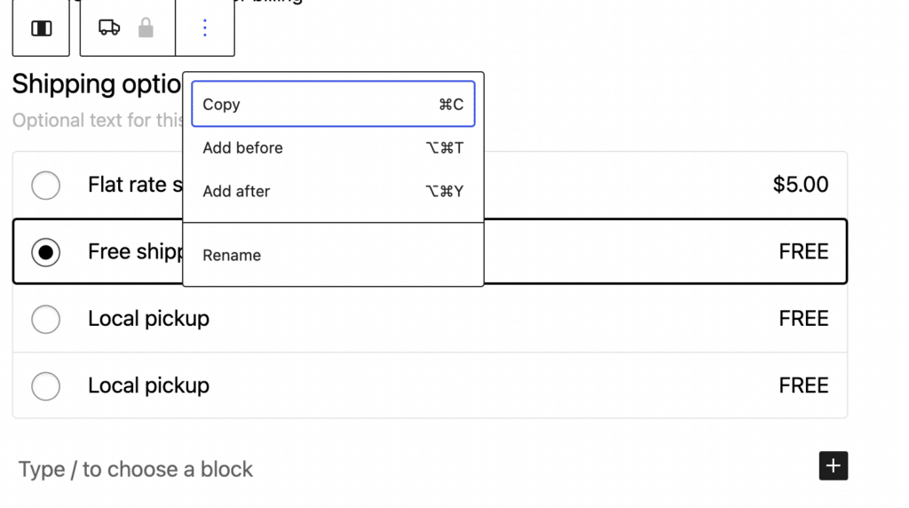 WooCommerce checkout remove fields: renaming a block