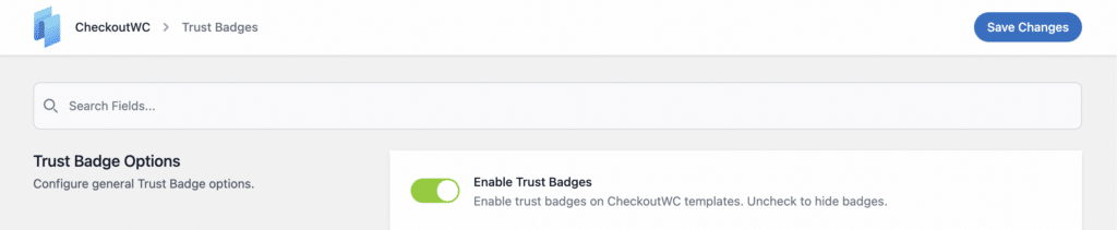 Enable trust badges