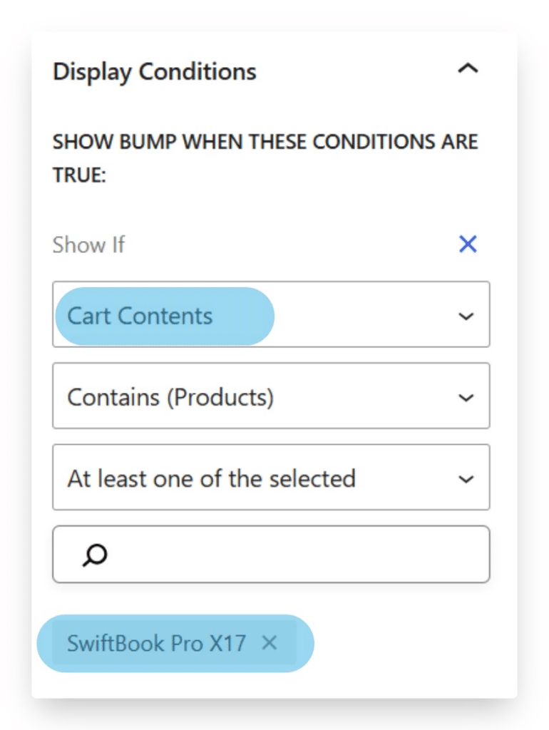 Display Conditions 